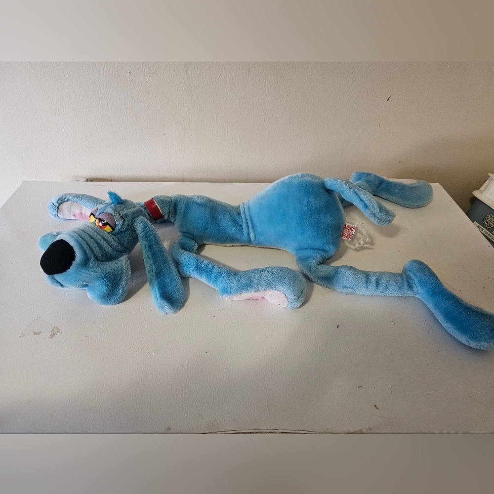 Vintage 1984 Dakin FOOFUR Blue Dog Phil Mendez Plush Bloodhound Plush Toy